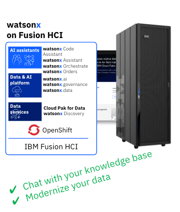 IBM watsonx on Fusion HCI