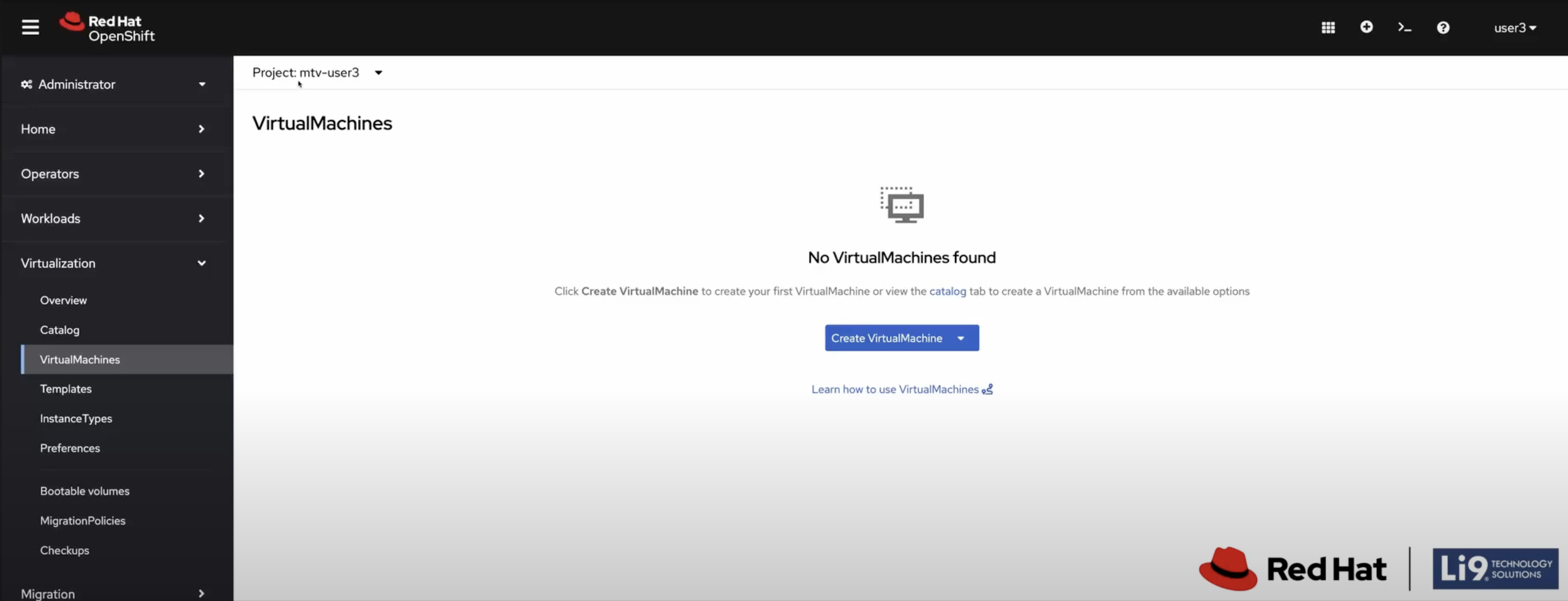 10 Minute OpenShift Virtualization Engine Demonstration